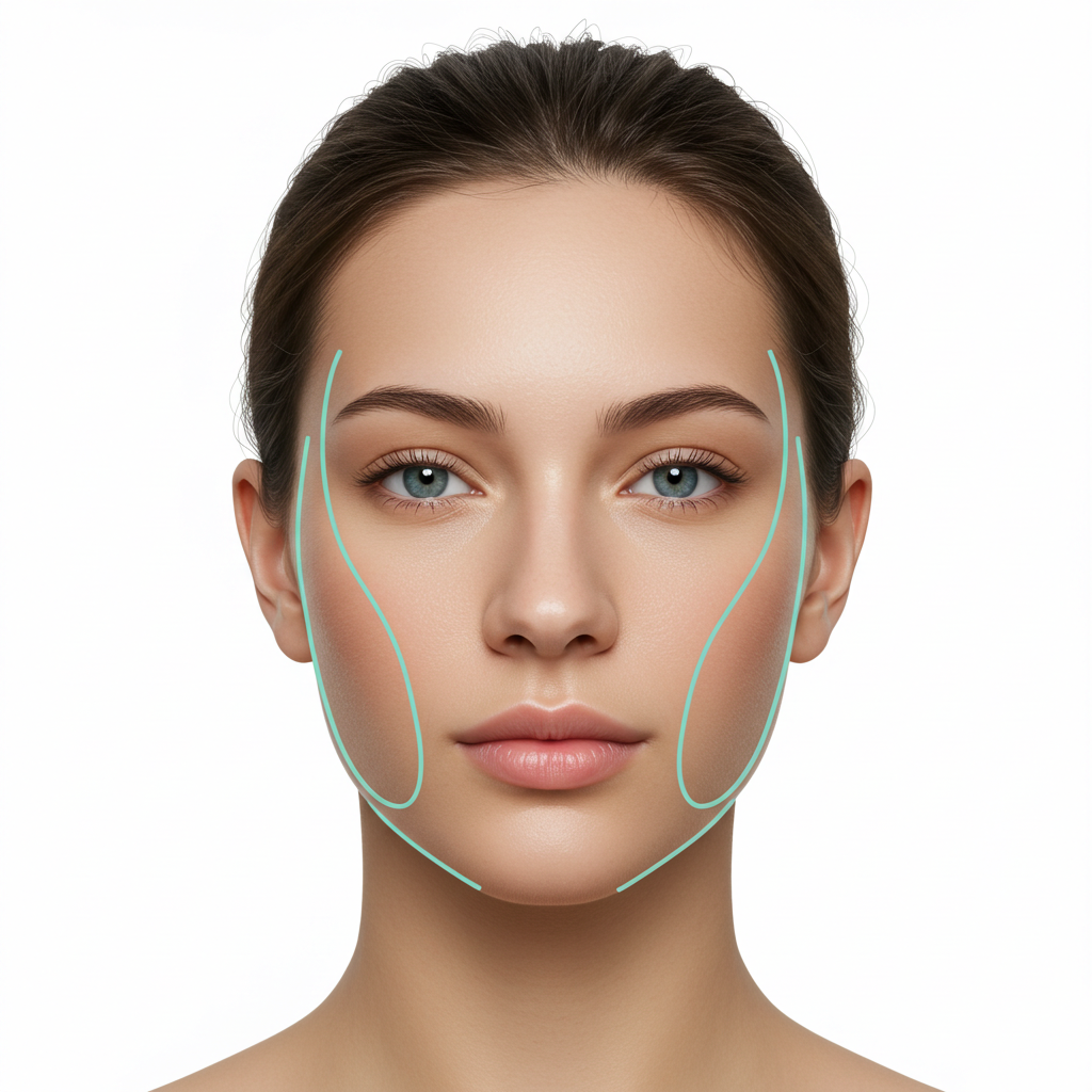 Cheek & Contour Symmetry Evaluation
