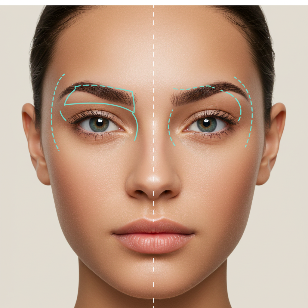 Eyebrow Symmetry Test
